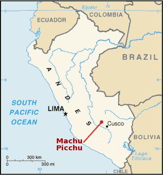 Machu Picchu is probably the