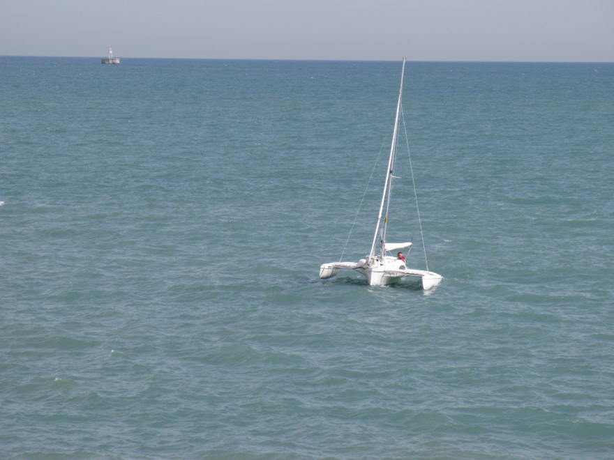 trimaran sailboat