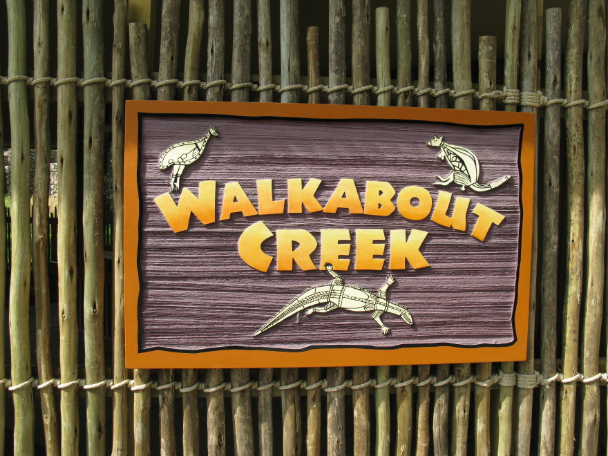Walkabout Creek sign